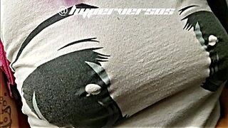 Мексиканка мастурбирует в метро, показывает трусики и сиськи - порно видео