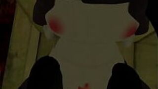 Гот-драконица платит за выпивку по-другому - порно видео