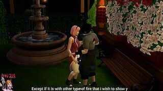 Саске Ушиха, Сакура в первый раз - порно видео